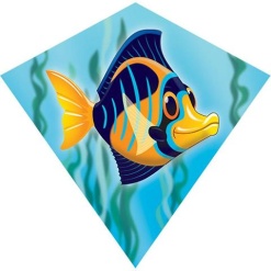 MiniDiamond AngelFish Nylon Kite by Brainstorm