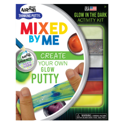 Mixed By Me Thinking Putty Kit Glow In the Dark by Crazy Aarons Putty World