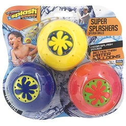 Splash Bombs Super Splashers Water Balls 3 Pack by Prime Time