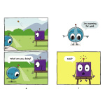 I Can Read Comics Level 2 Friendbots Blink and Block Make a Wish by Harper Collins 2