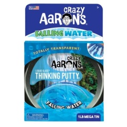 Mega Tin Falling Water Putty Crystal Clear Series by Crazy Aarons Putty World