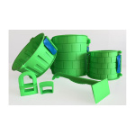 Sand Snow Castle Kit – Pro Tower Kit Green by Create a Castle