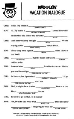 Vacation Fun Mad Libs by Penguin Random House 2