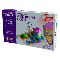 Circuit Blox 120pc Build Your Own Sound Machine and Radio by E Blox