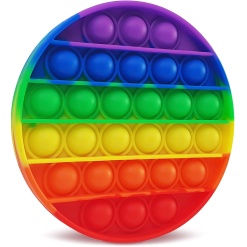 Rainbow Circle Pop It Press It by Jeannies Enterprises