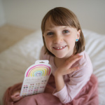 Rainbow Love Sticker Earrings by Great Pretenders 1 scaled