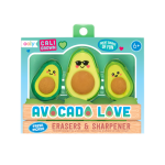 Avocado Love Eraser and Sharpener Set by Ooly