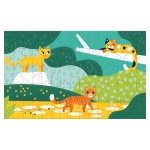Cats Big and Small 75pc Puzzle by Chronicle Books 2