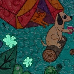 Color by Number Puzzle Camping by Faber Castell 4