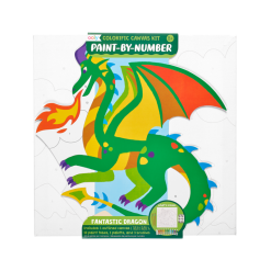 Colorific Canvas Paint by Number Kit Fantastic Dragon by Ooly