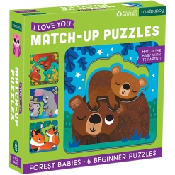 Forest Babies I Love You Match Up Puzzles by Chronicle Books