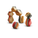 Geo Stacking Rock Blocks by Plan Toys