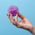 Geode Magnetic Fidget Sphere Quartz by Speks 3