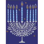 Happy Chanukah Holiday Card by Great Arrow Graphics