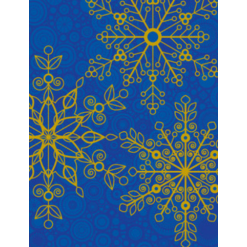 Metallic Snowflakes Holiday Card by Great Arrow Graphics