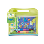 Mini Traveler Coloring Activity Kit Dinosaurs in Space by Ooly