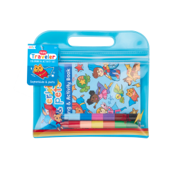 Mini Traveler Coloring Activity Kit Superkids Pets by Ooly
