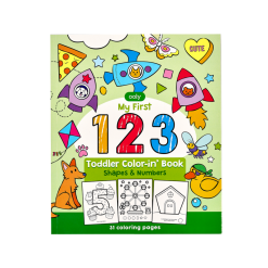 My First 123 Shapes Numbers Coloring Book by Ooly