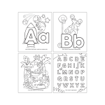 My First ABC Amazing Animals Coloring Book by Ooly 1