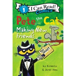 Pete the Cat Secret Mission Making New Friends I Can Read Comics Level 1 by Harper Collins
