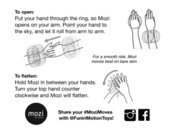 Mozi Flow Ring Saphire by Fun In Motion Toys 3