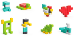 Pixio Magnetic Blocks 100pc by Ukidz 4