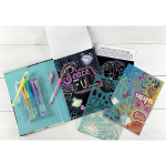Sparkling Aspirations Art Journal by Bright Stripes 1