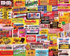 Candy Wrapper 1000pc Puzzle by White Mountain Puzzles 1