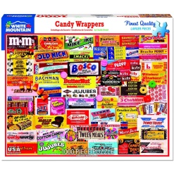 Candy Wrapper 1000pc Puzzle by White Mountain Puzzles