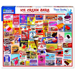 Ice Cream Bars 1000pc Puzzle by White Mountain Puzzles