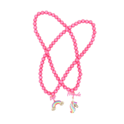 Best Friends Rainbow Unicorn Necklace Set by Great Pretenders