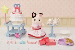 Calico Critters Tuxedo Cat Girls Party Time Playset by Epoch Everlasting Play 3