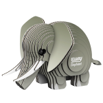 Eugy Elephant 3D Cardboard Model by Geotoys