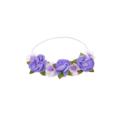 Lilac Flower Headband by Little Adventures
