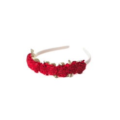 Red Flower Headband by Little Adventures