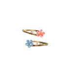 Shimmer Flower Hair Clips by Great Pretenders