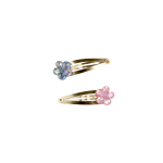 Shimmer Flower Hair Clips by Great Pretenders 2