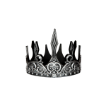 SilverBlack Medieval Crown by Great Pretenders 3