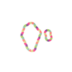 Sweet Tart Heart Necklace and Bracelet Set by Great Pretenders 2