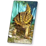 3D Lenticular Dinosaur Fact Cards Green by Artgame 1