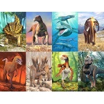3D Lenticular Dinosaur Fact Cards Green by Artgame 3