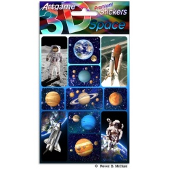 3D Space Stickers by Artgame
