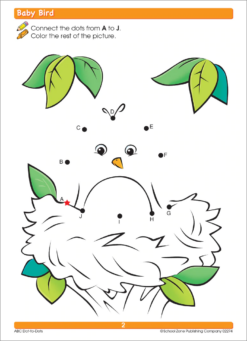 ABC Dot to Dots Preschool Workbook by School Zone 1