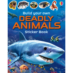 Build Your Own Deadly Animals Sticker Book by Usborne