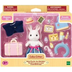 Calico Critters Snow Rabbit Mothers Weekend Travel Set by Epoch Everlasting Play