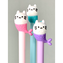 Cat Mermaid Gel Pen by BC USA