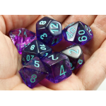 Chessex 7pc Dice Set Nebula NocturnalBlue Luminary by Chessex 2