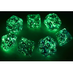 Chessex 7pc Dice Set Nebula OceanicGold Luminary by Chessex 1