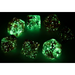 Chessex 7pc Dice Set Nebula RedSilver Luminary by Chessex 1