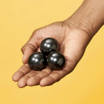 Gunmetal Supers Speks 33mm Magnet Balls Set of 3 by Speks 3